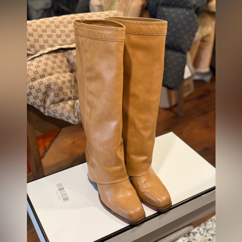 Steve Madden Kiandra Tan Over the Knee Boots - Picture 2 of 6